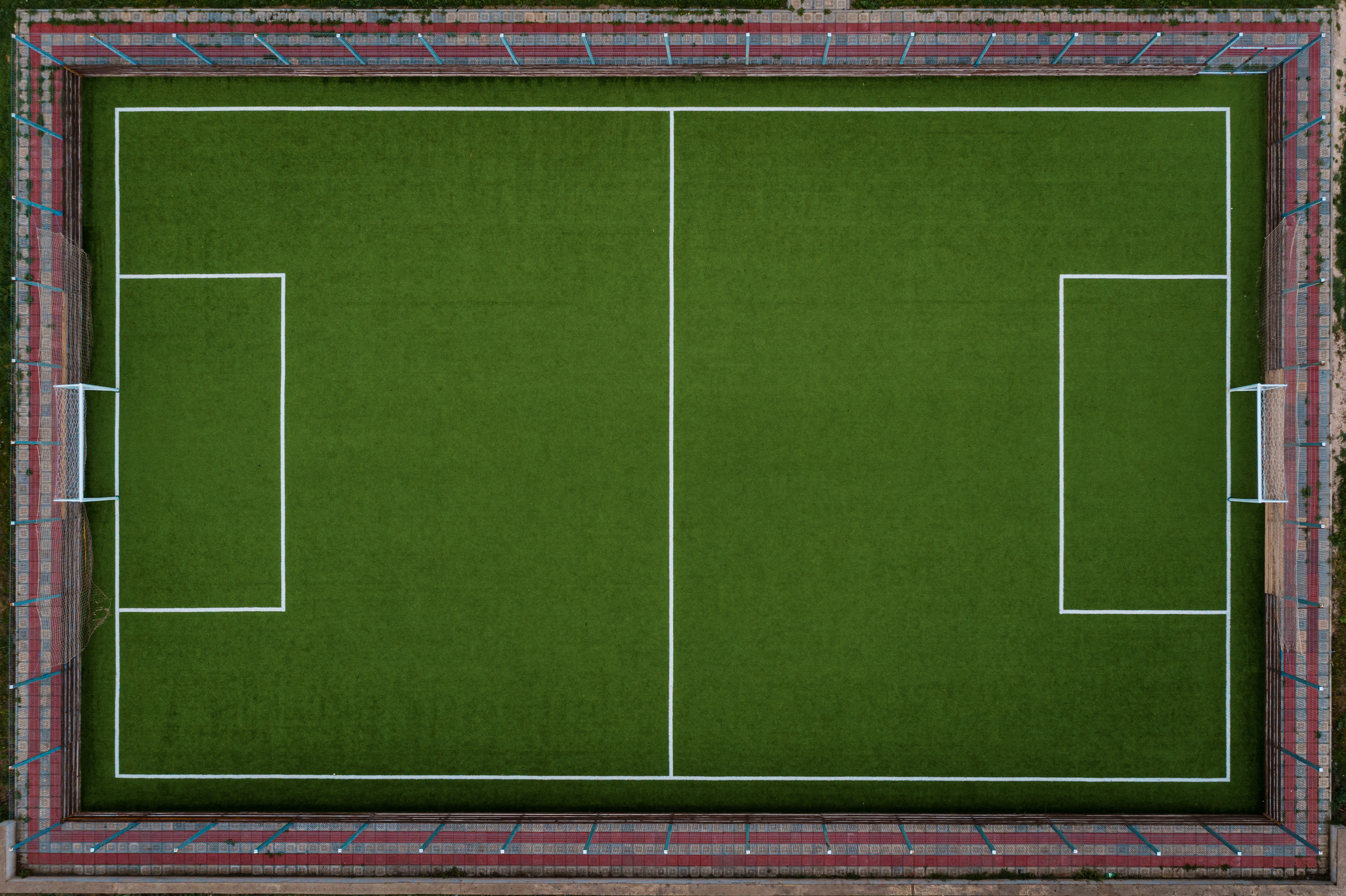 Football pitch turf system
